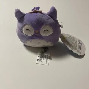 NEW 3.5” “Fania the Owl” Kellytoy Squishmallow Plush Keychain / Clip-On
